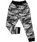 Spodnie DRESOWE chłopięce MORO szare GAMET 170 jak nowe