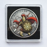 Moneta MEDAL ACHILLES Antique Color Legendary Warriors 1 uncja Srebra 500p
