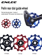 Enlee R65 kółka wózka przerzutki Alu CNC 13T 3kolory łożyska ceramiczne 14g