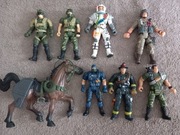 Zestaw figurek żołnierz/policjant/strażak/kosmonauta