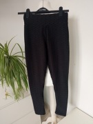 Karbowane leginsy spodnie marszczone na tyłku r S pas 60-80cm