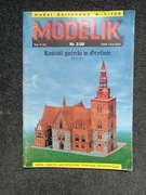 Modelik.Kościół gotycki w Gryfinie XIIIw. .Druk 2004 pażdziernik
