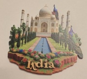 Magnes na lodówkę akrylowy India Indie Taj Mahal Ganges(44) 