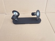 Lampa sufitowa listwa SPOT 2x50W czarny mat do przedpokoju MASSIVE