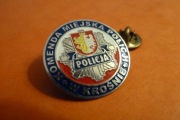 Krosno Komenda Powiatowa Policji Herb pin przypinka