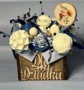 Box świece sojowe dzień dziadka prezent 