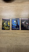 Zestaw 3 różnych magnesów Iron Maiden  wys 78  szer 54 mm