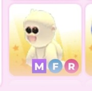 Snow monkey MEGA NEON FLY RIDE adopt me