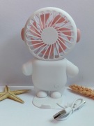 Mini, mały wiatraczek, ładowany, 3 stopnie nawiewu