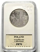 Aleksander Czekanowski 10 zł; 2004 rok; stan PR70 srebrna moneta (61)