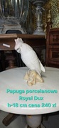 Papuga porcelana Royal Dux 
