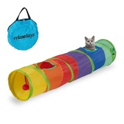 Tunel dla kota z piłeczką do zabawy 120cm