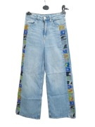 Spodnie jeansowe szerokie streetwear H&M x Lakwena 146 10 / 11 lat