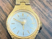 Zegarek damski Timex vintage złocony retro sprawny