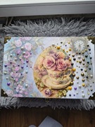 Kuferek na skarby -decoupage.