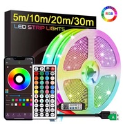 30 metrów Taśma LED RGB APP Sterowanie Oświetlenie Pokoju Sypialni