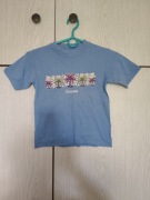 Niebieska koszulka Lanzarote Wyspy Kanaryjskie palmy r. S dla dziecka 6 lat