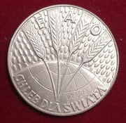 10 zł 1971 FAO próba mennicza