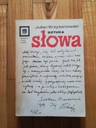 książka "Sztuka słowa" Julian Krzyżanowski 