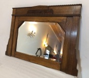 ORZECHOWE LUSTRO SECESJA KRYSZTAŁ TRANSPORT CAŁA POLSKA 