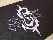 Slipknot Logo ręcznie grawerowane na blasze Staloryt