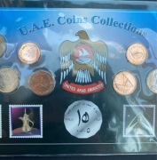 Zestaw monet Zjednoczonych Emiratów Arabskich