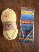 Drut okrągły do szydełkowania plus wełna z alpaki