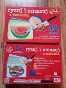 Rysuj i zmazuj z pszczółką +książeczki o pszczółce