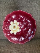 Talerz ozdobny majolika Niemcy VINTAGE 