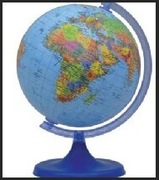 Globus 220mm, polityczny. Zachem.