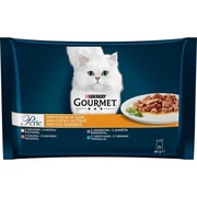 Karma Purina Gourmet Perle mini fileciki w sosie, 4 saszetki po 85g