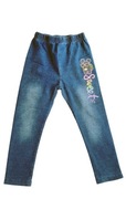 getry jeans niebieskie roz. 140/146