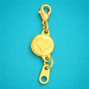 Magnetyczne zapięcie do biżuterii - Złote Serce