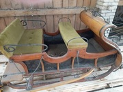 Zabytkowe sanie do kuligów 