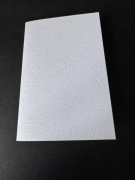 Kartka składana A6 tłoczona 250g + koperta + folia handmade