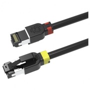 Patchcord S/FTP 6A WireArte RJ45 2m czarny