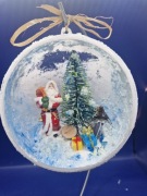 Bombka z Mikołajem 3d 