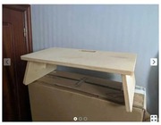 SKLEIA drewniana podstawka półka pod monitor 60 x 30 x 18 cm