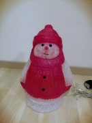 Bałwan w czapce LED