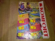 Komfort gazeta katalog marketowy meble wyposażenie wnętrz lata 90