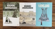 Guy Delisle: Kroniki Jerozolimskie, Kroniki Birmańskie, Pjoengjang