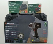 NOWY zestaw klucz udarowy 20V PARKSIDE PERFORMANCE PASSP 20-Li B4+4ah i ład