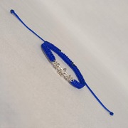 B521 Bransoletka Gwiazdy makrama pleciona Handmade Rękodzieło