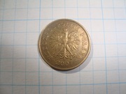 Polska moneta 5 gr groszy 2007