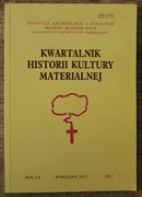 KWARTALNIK HISTORII KULTURY MATERIALNEJ KwHKM r. LX 2012 nr 2