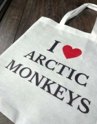 Torebka torba tote bag materiał non woven arctic monkeys 