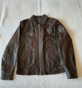 Kurtka skórzana brązowa LA MARTINA 