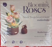 QBI Blooming Roses - pudroworóżowe kwiaty z klocków