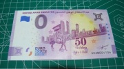 Banknot 0 Euro United Arab Emirates 2021 Anniversa