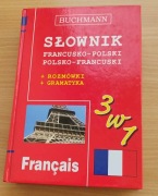 Słownik francusko-polski polsko-francuski 3 w 1 BUCHMANN
